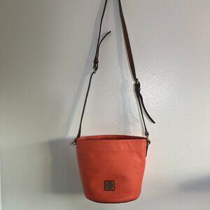 Coral Dooney & Bourke Leather Bucket Bag